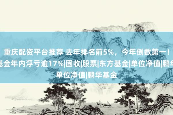 重庆配资平台推荐 去年排名前5%，今年倒数第一！这只基金年内浮亏逾17%|固收|股票|东方基金|单位净值|鹏华基金